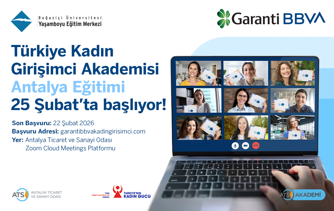 Antalya eğitimleri Başlıyor! Son başvuru 22 Şubat!
